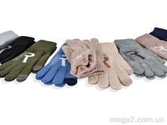 Перчатки, RuBi оптом 5073 (хутро) mix
