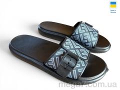 Шлепки, Rai shoes оптом DS841 чорний