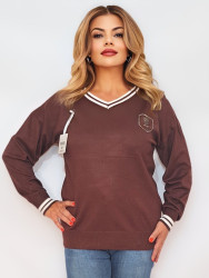 Свитера женские БАТАЛ оптом 80193567 857-3