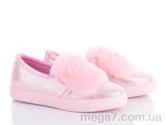Слипоны, Ok Shoes оптом 1666-1 pink