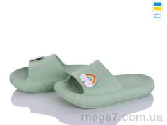 Шлепки, Inblue оптом 022 зелений