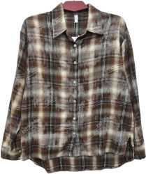 Рубашки женские ПОЛУБАТАЛ оптом 43520168 523-3