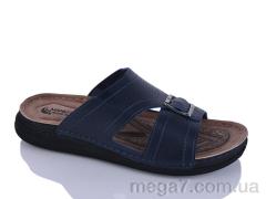 Шлепки, Oscar оптом 01-36 синій к.