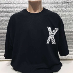 Футболки мужские (чёрные) оптом 37942608 5143-109