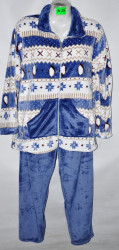 Ночные пижамы женские БАТАЛ оптом 38096251 М25-11