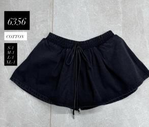 Юбки - шорты женские джинсовые оптом 08394251 6356-256