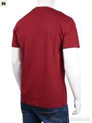 Футболка, BIG оптом --- 3707-0057-2 bordo