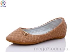 Балетки, Леопард оптом A3 brown