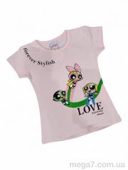 Футболка, Kids-modnik оптом 11029-1 пудра