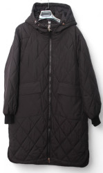 Куртки демисезонные женские AIXIAOHUA ПОЛУБАТАЛ (черный) оптом 58320641 8162-9