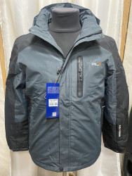 Куртки демисезонные мужские RLX (серый) оптом 98620514 2205-1-1