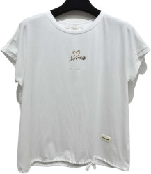 Футболки жіночі ПОЛУБАТАЛ оптом Kiss Me 