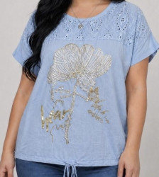 Футболки жіночі БАТАЛ оптом 