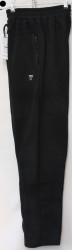 Спортивные штаны мужские на флисе (black) оптом 29147365 A18-22