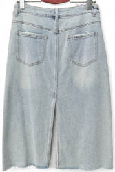 Спідниці джинсові жіночі LDMJEANS БАТАЛ оптом LDM 