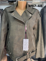 Куртки кожзам женские ПОЛУБАТАЛ оптом 04759862 67-132