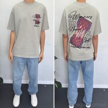 Футболка, I8denim оптом 90579 gri