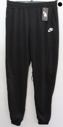Спортивные штаны женские БАТАЛ (black) оптом 96578201 07-32