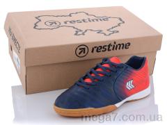 Футбольная обувь, Restime оптом DD020810 navy-red-silver
