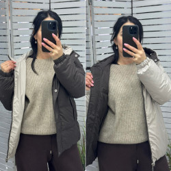 Куртки демисезонные двусторонниеженские оптом 37506819 26665-0-57