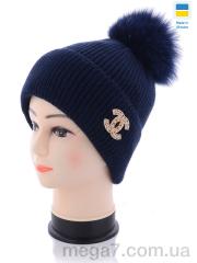 Шапка, Angelica оптом Шанель navy