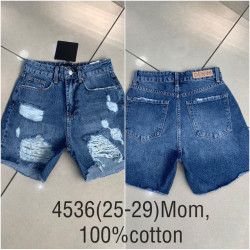 Шорты джинсовые женские CRACPOT оптом 45320719 4536-25