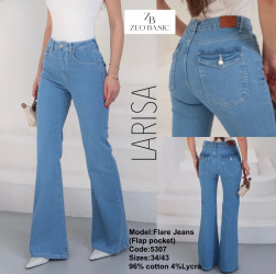 Джинсы женские ZEO BASIC оптом 29876143 5307-80