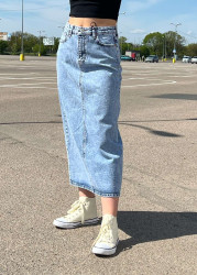 Юбки джинсовые женские DENIM оптом 70259314 1005-3