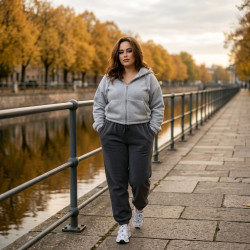 Спортивные штаны женские БАТАЛ оптом 63072485 2662-5