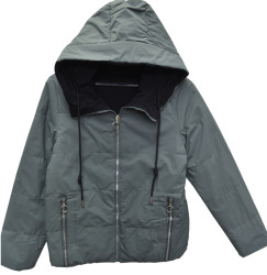 Куртки демисезонні двосторонні жіночі БАТАЛ оптом