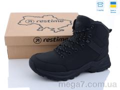Ботинки, Restime оптом PMZ23136 black