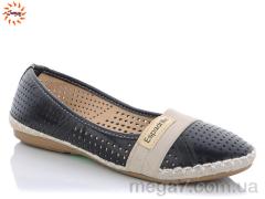 Эспадрильи, Jumay оптом Балетка Espadrille перфорация черный