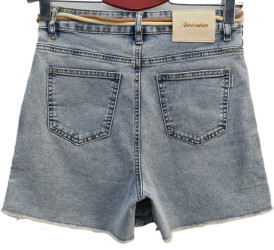 Шорты джинсовые женские DERUN ПОЛУБАТАЛ оптом 62034718 7066-52