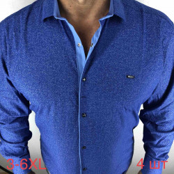 Рубашки мужские PAUL SEMIH БАТАЛ оптом 95014732 03-54