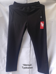 Спортивные штаны мужские (черный) оптом 06354781 02-3