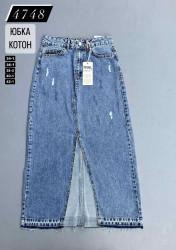 Юбки джинсовые женские оптом 43018695 4748-16