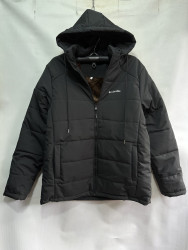 Куртки зимние мужские БАТАЛ на меху (черный) оптом 12948703 01-11