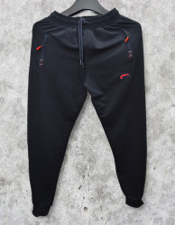 Спортивные штаны мужские БАТАЛ (черный) оптом 23890564 03-17