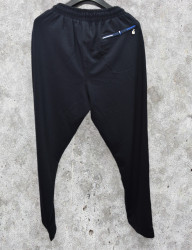 Спортивні штани чоловічі БАТАЛ (чорний) оптом  