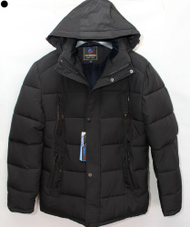 Куртки зимние мужские на флисе (black) оптом 91867524 A-5-1