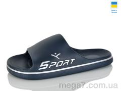 Шлепки, M&L  Alex13 оптом B403 т.синій