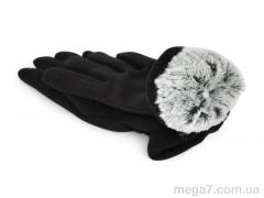 Перчатки, PAIDI оптом 36-1 трикотаж black