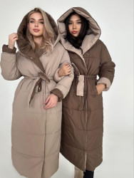 Куртки двухсторонние зимние женские оптом 87569032 30368-24