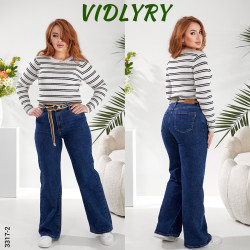 Джинсы женские ПОЛУБАТАЛ ПАЛАЦЦО оптом 48705931 3317-54