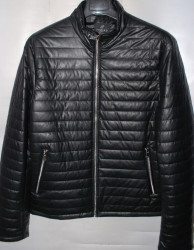 Куртки кожзам мужские FUDIAO (black) оптом 49125706 503-44