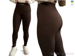 Лосины, Sport style оптом 5225-1 шоколад