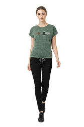 Футболки женские ПОЛУБАТАЛ оптом 04587612 2762-265