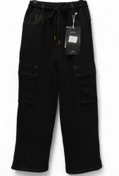 Джинсы юниор на флисе оптом 96532184 17-5