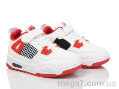 Кроссовки, Ok Shoes оптом 1101 white-red