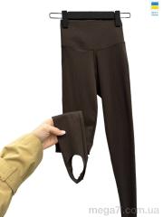 Лосины, Sport style оптом 5373 шоколадний